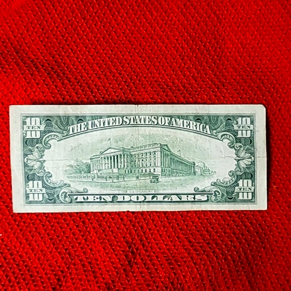 1950 Series $10 Star Note Paper Currency - Picture 2 of 3